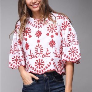 DO+BE Eyelet Lace Croptop